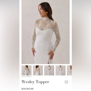 NWT Park & Fifth Wesley Topper XS